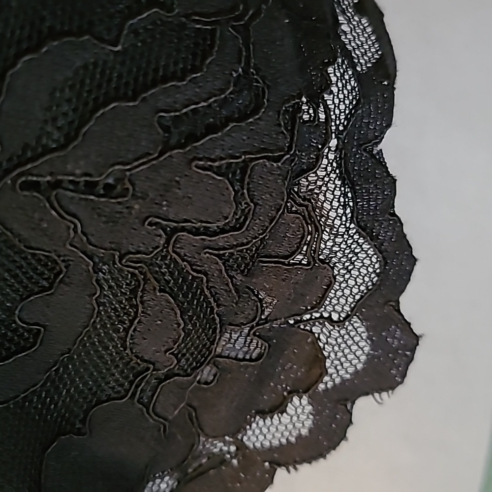 NWT Black Lace Halter Style Top - Picture 6 of 8